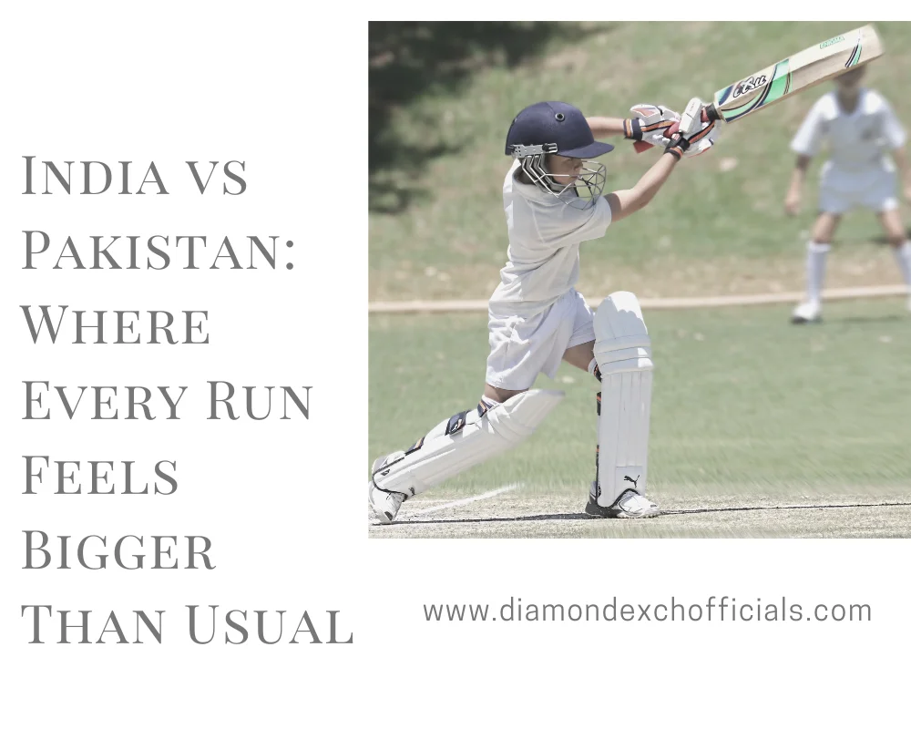 India vs Pakistan Where Every Run Feels Bigger Than Usual